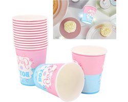 Allecto Plus - Papieren Beker Set van 30 stuks - Waterbestendig - Feestdecoratie voor Verjaardagen en Barbecues