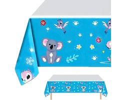 Allecto Plus - Papieren bekers set in blauw - Verjaardagsdecoratieset - Serviesset voor kinderverjaardag - 250 ml bekers - Jongens en meisjes - Feestservies met Stitch thema