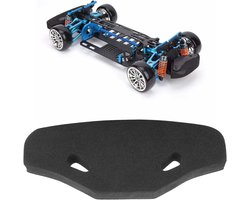 Allecto Plus - RC Auto Voorbumper Zwart Anti-Collision Rack Tami.Ya TT01 TT02 Modelauto - Spons Schuim - 1/10 Schaal - 53683 Op683 51007 - Sp.1007 - Collision Bescherming