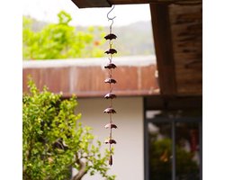 Allecto plus - Regenkettingen voor goten 39 inch - effectieve drainage - roestbestendig