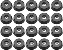 Allecto Plus - Rubberen voetjes voor meubels en tafels - Set van 20 stuks