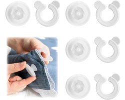 Allecto Plus - Set van 4 dekbedclips voor dekbedovertrekken - Bevestiging voor quilts en dekbedovertrekken - Houdt beddengoed op zijn plaats