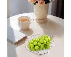 Allecto Plus - Sieradenschalen set van 2 keramiek | Decoratieve schalen voor sieraden | Geschikt voor commodes en nachtkastjes | Kleur: wit en roze | Keramische sieradenplank met ringschaal | Salontafel accessoire | Stijlvolle opbergoplossing