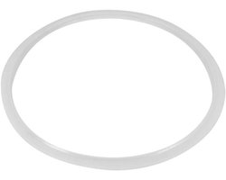 Allecto Plus - Siliconen afdichtring voor snelkookpan, 6 maten, transparant - Keukengereedschap voor thuisgebruik (24CM)