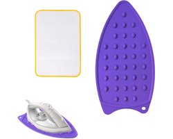 Allecto plus - Siliconen IJzeren Steunkussen met Beer Ontwerp - Hittebestendige Mini Pads - Universele Rubberen Houder - Draagbaar en Anti-Slip - Voor Heet Strijkgereedschap - Bevatbaar voor hitte - Keuze uit diverse kleuren