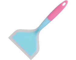 Allecto plus - Siliconen Spatel met Brede Mond en Tweekleurig Ontwerp voor Koken - Tamagoyaki, Pannenkoeken, Vlees - Japanse Omelet Keukengereedschap.
