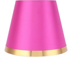 Allecto Plus - Stof Lampenkap Europese Stijl voor E27 Tafellamp en Vloerlamp - Rode roos - Decoratie voor Slaapkamer, Woonkamer, Dorm en Kantoor