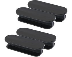 Allecto Plus - Stok op Handgrepen voor Balkondeur en Kledingkast - Set van 4 - Plastic Lade Handgrepen - Schuifraamdeurgrepen - Voor Koelkast en Meer