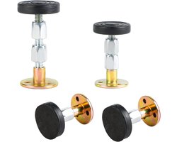 Allecto plus - Verstelbaar bedframe hoofdeinde - Set van 4 stuks - Antishake tool voor bed, kast en meer