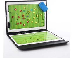 Allecto plus - Voetbal Coaching Board met Magnetisch Droog Wisbaar Ontwerp - Tactiekbord voor Voetbalcoach - Opvouwbaar en Dubbelzijdig Gebruik - Tactische Voetbalplanner