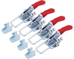 Allecto Plus - Voor Toggle Catch Latch Spring Loaded Catch Clamp Clips - Case Box Toolbox Kast Borst Koffer - 163kg/360lbs - Pack van 4