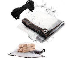 Allecto Plus - Waterdicht Dekzeil 1 x 1.5 m PE | Anti-veroudering | Duurzaam | Doorzichtig | Regenbestendig | Transparante overkapping voor Tuin, Luifel, Balkon, Meubels