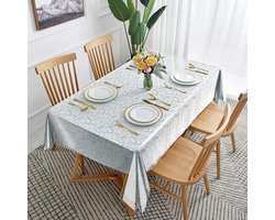 Allecto plus - Waterdicht en Oliebestendig Tafelkleedbescherming, Transparant Vinyl, Rechthoekig 54 x 84 cm. Beschermt Tafel tegen Vlekken