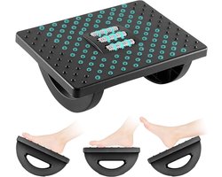 Allecto Premium - Ergonomische voetkruk met rolmassage voor comfortabele beensteun onder bureau op kantoor.