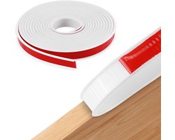 Allecto Premium - Flexibele meubelrand tape 18 mm x 5 m - Zelfklevend - Bescherming voor kastranden, werkbladen, keuken, badkamer, tafels, nachtkastjes