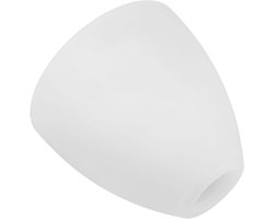 Allecto Premium - Glazen lampenkap vervangend scherm voor hanglamp wandlamp en plafondlamp - decoratieve lampenkap - opening voor diverse verlichtingsmodi - stijlvol en functioneel ontwerp