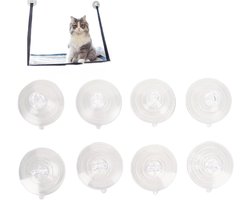 Allecto Premium - Kat ramen bed met zuignap - Hangmat voor katten - Huisdier benodigdheden - Binnen gebruik