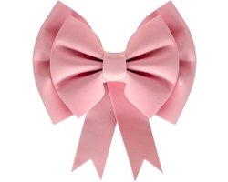 Allecto Premium - Roze 3D Boog Decoratie voor Geschenken en Feesten - Geen Montage nodig - Valentijnsdag, Verjaardag, Bruiloft - Mand, Cake Box, Bloemen - Tuin Decoratie - 75 karakters