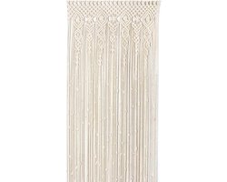 Allecto Premium - String Gordijn als Wanddecoratie Boho en Tapestry voor Deur en Raam (100 * 200) - Huisdecoratie met Handgemaakt Effect