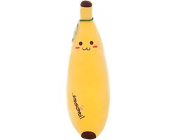 Allecto Premium - Zacht Knuffelspeelgoed Banaan Kussen Kawaii Banaan Kussen Lang Pluchen Banaan Knuffelspeelgoed Pluchen Kussen Banaan Pluchen Speelgoed Cartoon Pop Gevulde Pluche Banaan Kussen Speelgoed Cadeau voor Kinderen