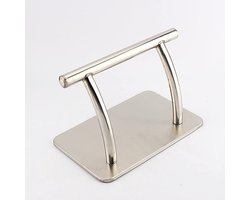 Allecto - Professionele Barber Beauty Salon Chair Voetensteun - Comfortabele Kappers Voetensteun - Roestvrij staal - Ideaal voor Kapsalon en Spa