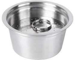 Allecto - RVS Herbruikbare Hervulbare Koffie Capsule Cup - Koffiezetapparaat - Hervulbare Crema - Rood - Geschikt voor - Koffiezetapparaat RVS Herbruikbare Capsules.