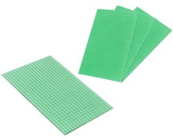 Allecto - Spiegel Mozaïektegels - Groene Glazen Mosaïeken - 12000 Stuks - Zelfklevende Achterkant - Ideaal voor Creatieve Projecten - Voor Hobbyis