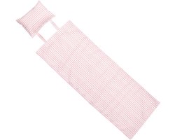 Allecto - Strand Sling Stoel - Vervanging Ligstoelen - Roze Witte Strepen - Canvas - Stoel Cover - Canvas Zonnebaden - Tuin Binnenplaats Patio Outdoor