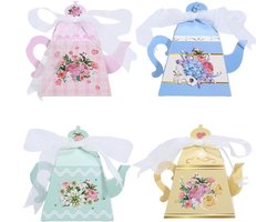 Allecto - Tafel centerpieces - Bloemen theepot decoraties - Theekransje - Elegante prinses - Theekransje bruiloft benodigdheden