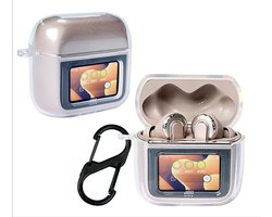 Allecto- Transparante hoes - Ultralicht - Flexibel - Anti-kras - Geschikt voor JBL Tour Pro 3 - Extra bescherming - Transparant.