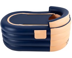 Allero Opblaasbaar Bad - Inklapbaar Bad - Opblaasbare Badkuip - Volwassenen Bad - Met Luchtpomp - Spabad - Opblaasbaar Ligbad