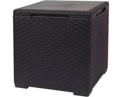 Allibert 2-in-1 Opbergbox en Tafeltje - 37 x 37 x 37 cm