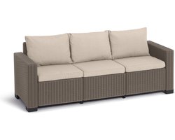 Allibert California Loungebank - 3 personen - Cappuccino
