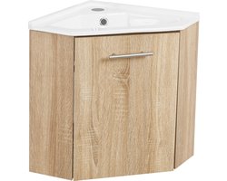 Allibert Corner Fonteinmeubel 40cm 1d Eik halifax