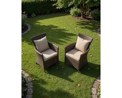 Allibert Dining stoel, bruin-Mobili Bella