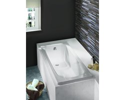 Allibert Flavis bad 130x70cm rechthoek wit glans