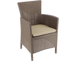 Allibert Iowa Tuinstoel - 60x62x89cm - Cappuccino