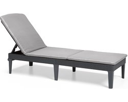 Allibert Jaipur Ligbed - 58x187,5x29 cm - Grafiet