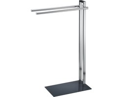 Allibert Lifestyle Allibert - Verry Handdoekhouder - Zwart/chroom