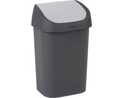 Allibert Mistral Swing Prullenbak - 25L - Antraciet