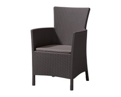 Allibert Tuinstoel Iowa bruin Universeel tuinmeubilair