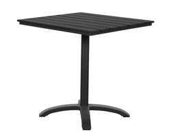 Allie terrasmeubel terrastafel, Ø70 cm zwart/zwart.