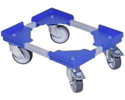 Allit 454385 EuroPlus Roll it K 450 Transportroller Metaal, ABS Laadvermogen (max.): 300 kg 445 mm x 355 mm x 175 mm Aa