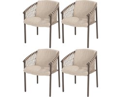 Allora dining tuinstoel terre 4 Seasons Outdoor set van 4