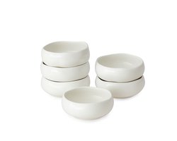 Almina Diva Muesli- en Ontbijtkommen – 6 Stuks – Ø 12 cm – Porselein – Voor Ontbijt, Snacks & Desserts