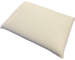 Aloë Vera Traagschuim Kussen (50 x 70 x 11 cm) Visco-elastisch | Therapeutisch | Hoogste kwaliteit | Onvervormbaar | Gratis verzending