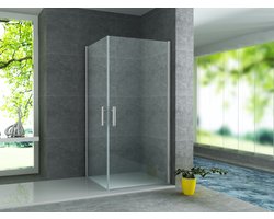 Aloni Douchecabine Met Dubbele Draaideur 90x90x1900cm
