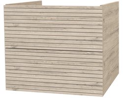 ALONI ELITE wastafelonderkast – 60 cm – Licht hout eiken – Softclose