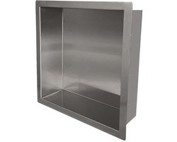ALONI inbouwnis – 30x30x10 cm – gunmetal grijs