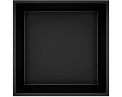 Aloni Inbouwnis Mat Zwart 30.5x30.5x10cm